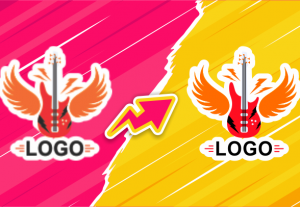 Eu vou Vetorizar sua logo que está em Jpeg