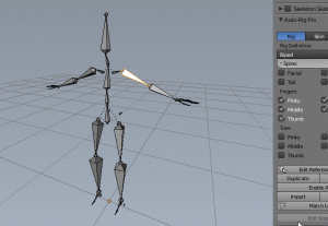 Eu vou animar os seus modelos 3D e criar ossos
