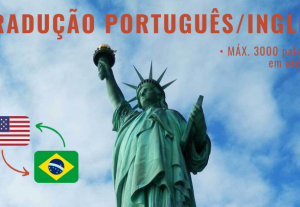 Eu vou traduzir textos em ou para o inglês.