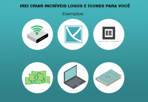Eu vou criar ou logos e Ícones para você