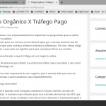 Eu vou fazer artigos sobre qualquer assunto