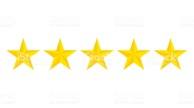 Eu vou Avaliar 3x com 5 estrelas