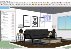 Eu vou criar pequenos cômodos no sketchup.