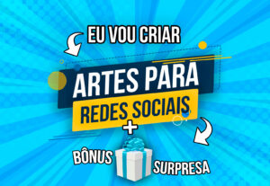 Eu vou criar 3 Artes para suas Redes sociais + Bônus