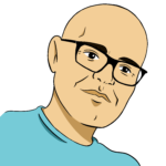 Eu vou fazer uma caricatura digitalizada do que você quiser