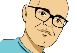Eu vou fazer uma caricatura digitalizada do que você quiser
