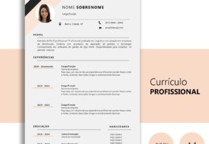 Eu vou corrigir, editar, e fazer seu curriculo