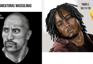 Eu vou ilustrar a fotografia de qualquer pessoa