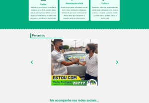 Eu vou fazer uma página institucional ou uma landing page.