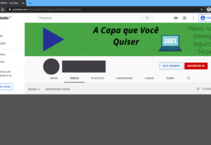 Eu vou fazer uma capa para o seu canal