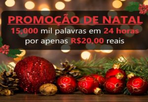 Eu vou traduzir 15 mil palavras em 24 horas por 20 Reais