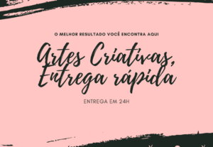 Eu vou criar artes para convites, cartão de visita, folders.