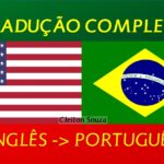 Eu vou traduzir de Inglês para Português