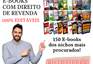 Eu vou te enviar 150 E-books de Diversos Nichos