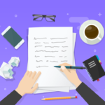 Eu vou escrever ou revisar um Texto