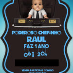 Eu vou Fazer convites de aniversário e capas.