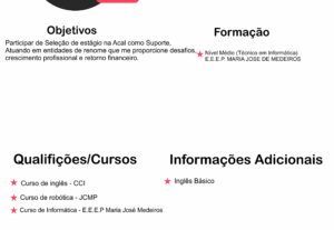 Eu vou fazer designer de currículo pra você