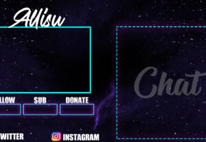 Eu vou fazer um layout para seu canal da Twitch
