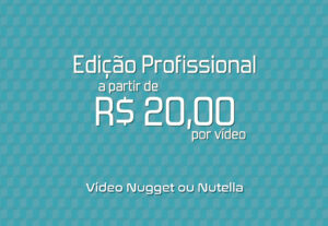 Eu vou editar seu vídeo nugget com legendas