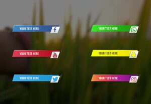 Eu vou fazer lower thirds perfeitas para o seu nicho