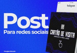 Eu vou fazer um post para você
