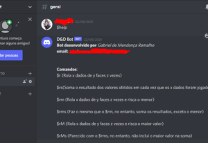 Eu vou criar o seu Bot do discord