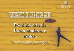 Eu vou criar seu logotipo, moderno e atrativo.