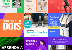 Eu vou criar 2 artes profissionais para suas Redes Sociais