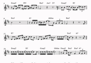 Eu vou transcrever suas músicas para partitura