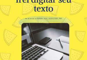 Eu vou Digitar seu texto profissionalmente