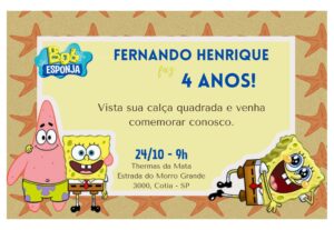 Eu vou fazer seu convite virtual para envio digital