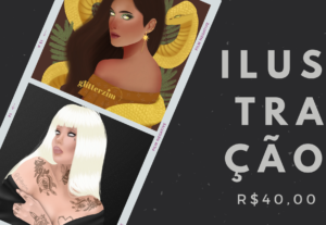 Eu vou ilustrar seu personagem no estilo realista
