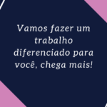 Eu vou fazer um trabalho diferenciado na sua logo