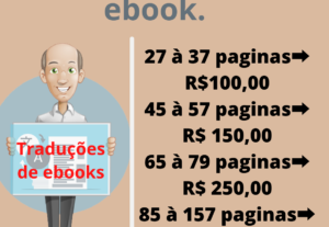 Eu vou fazer a tradução do seu ebook do inlgês para Portuguê...