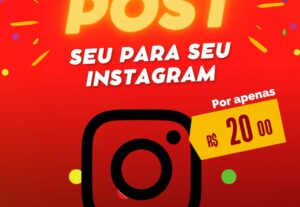 Eu vou criar 5 post para seu Instagram