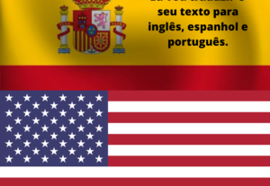 Eu vou Traduzir o seu texto ou ebook