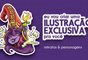 Eu vou criar uma ilustração exclusiva pra você