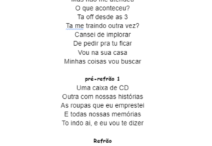 Eu vou escrever uma música de acordo com o que você pedir