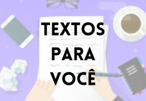Eu vou escrever um texto para você
