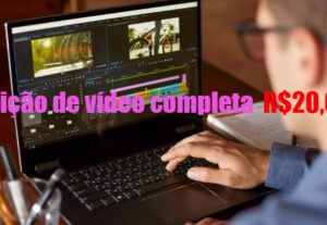 Eu vou editar o seu vídeo para Youtube ou para Instagram