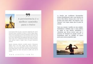Eu vou fazer a diagramação do seu Ebook