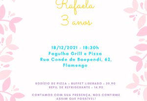 Eu vou fazer seu convite digital para suas comemorações