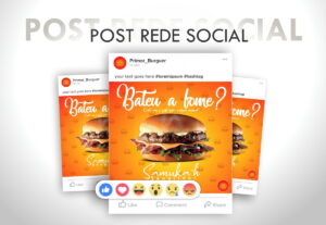 Eu vou fazer postagem para redes sociais 1 artes 30,00