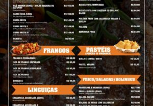 Eu vou fazer o cardápio da sua loja