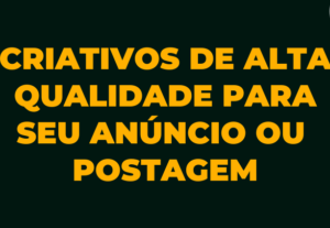 Eu vou fazer 4 artes para seu anúncio ou postagem