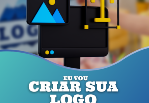 Eu vou criar sua Logo para negócio, time ou pessoal.