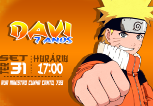 Eu vou fazer um convite pra qualquer evento que você quiser.