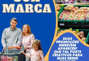 Eu vou fazer um post criativo para o seu comercio.