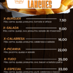 Eu vou fazer o cardápio para seu negócio local.