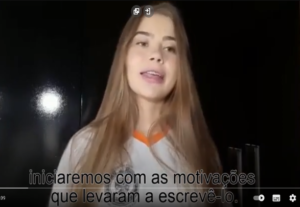 Eu vou realizar trabalhos de escrita e áudio